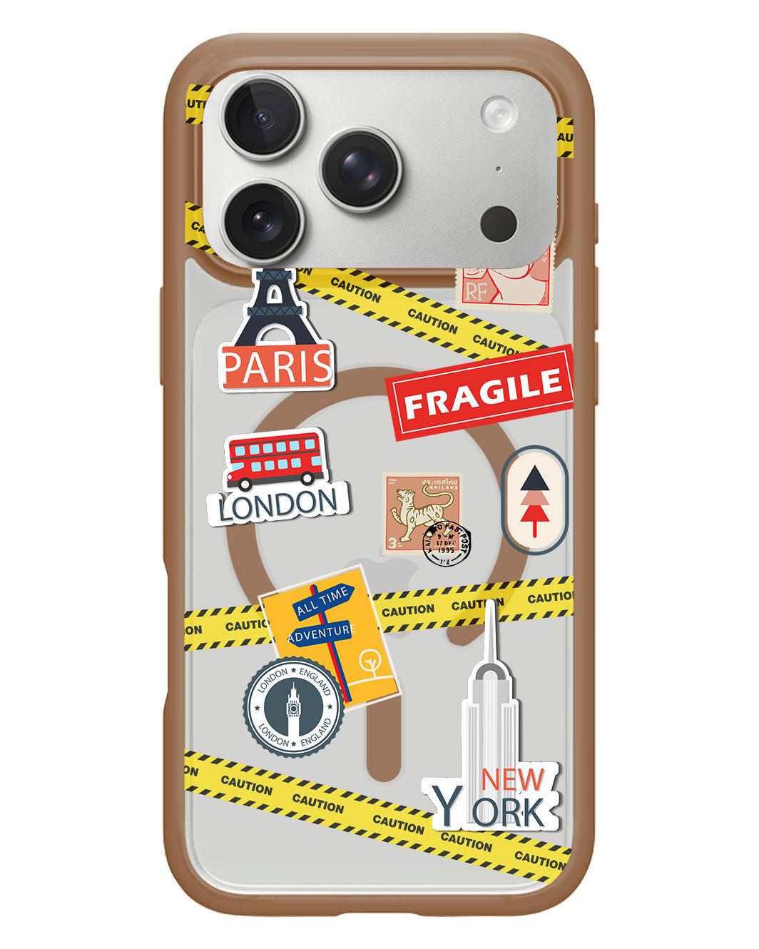 iPhone Rearguard Hybrid - Travel Stickers