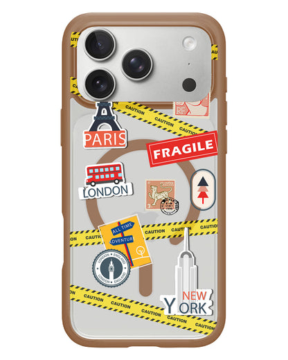 iPhone Rearguard Hybrid - Travel Stickers