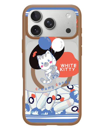 iPhone Rearguard Hybrid - White Kitty