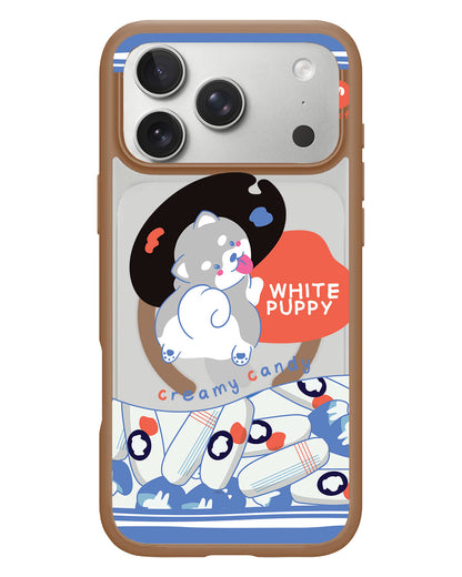 iPhone Rearguard Hybrid - White Puppy