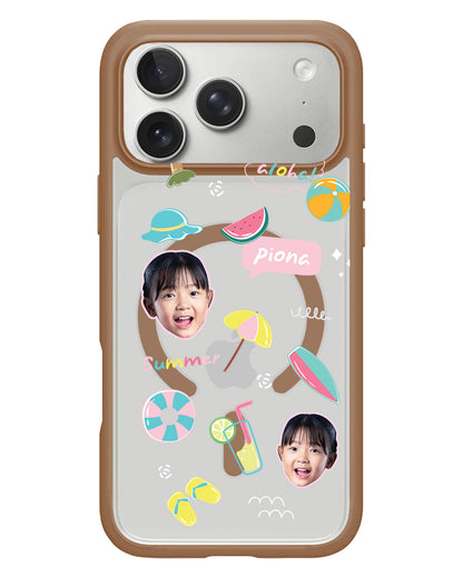 iPhone Rearguard Hybrid - Face Grid Summer