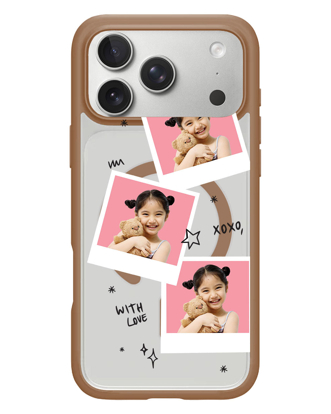iPhone Rearguard Hybrid - Face Grid White Polaroid