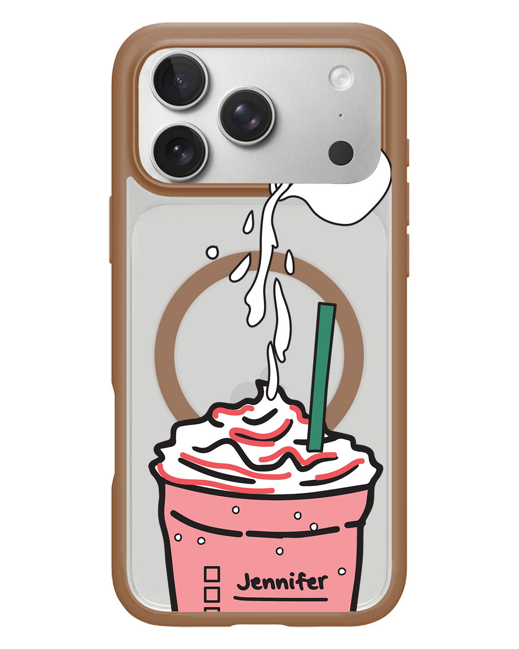 iPhone Rearguard Hybrid - Raspberry Frappe