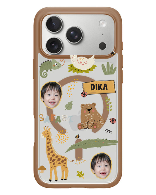 iPhone Rearguard Hybrid - Face Grid Safari