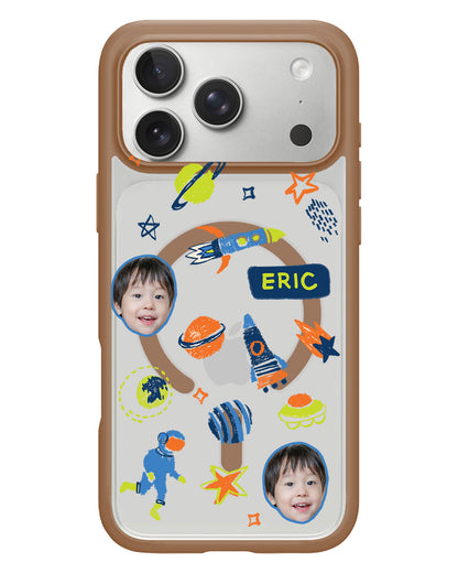 iPhone Rearguard Hybrid - Face Grid Galaxy
