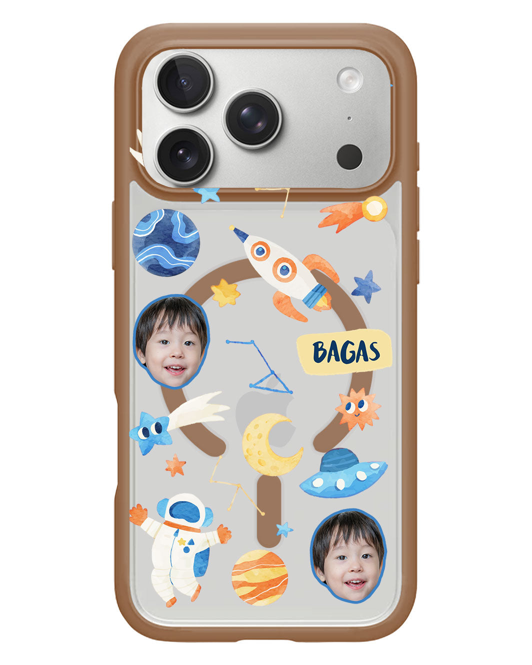 iPhone Rearguard Hybrid - Face Grid Astronaut