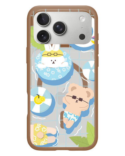 iPhone Rearguard Hybrid - Pool Party Blue