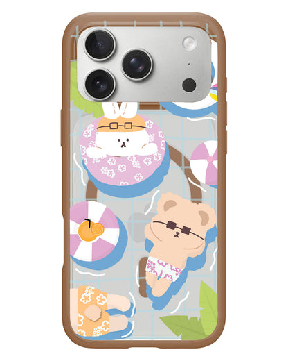 iPhone Rearguard Hybrid - Pool Party Pink