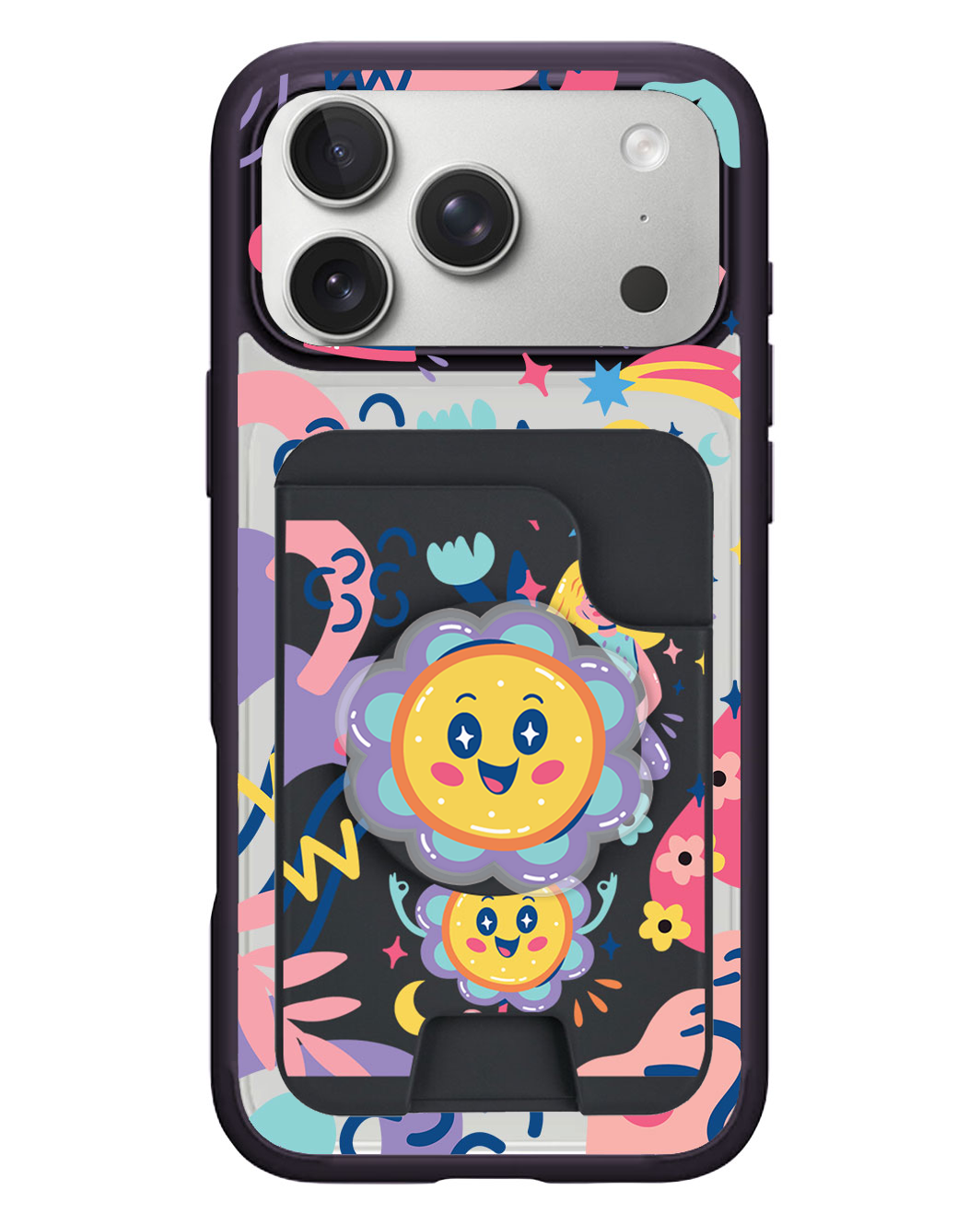 iPhone Magpop Wallet - Heather