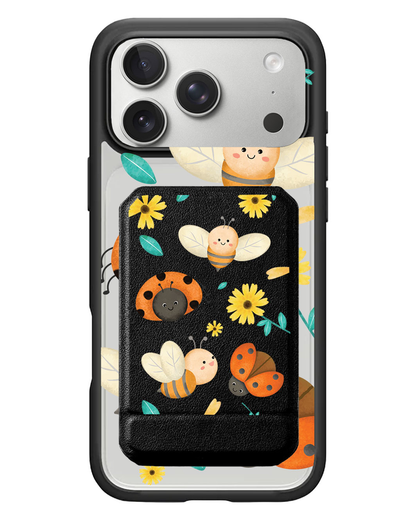 iPhone Magnetic Multifold Wallet - Lady Bug & Bee