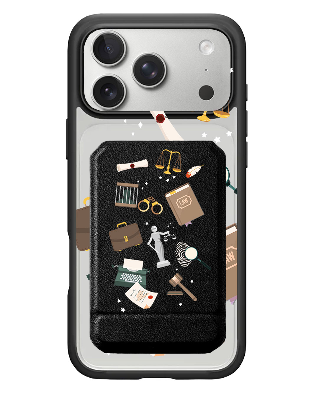 iPhone Magnetic Multifold Wallet - Lawyer