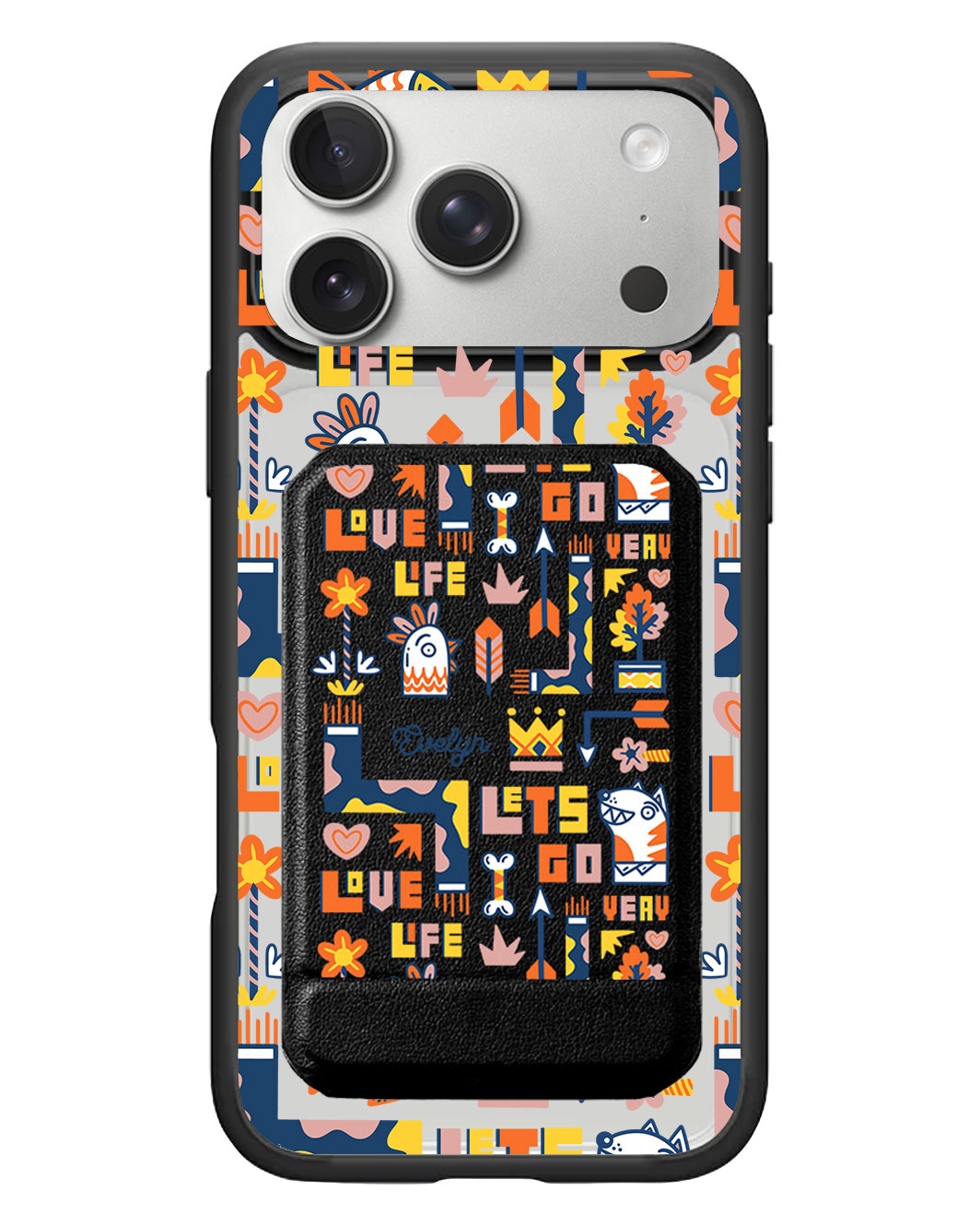 iPhone Magnetic Multifold Wallet - Life in Color