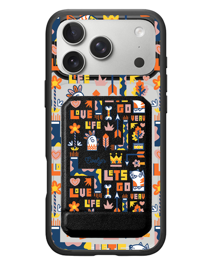 iPhone Magnetic Multifold Wallet - Life in Color