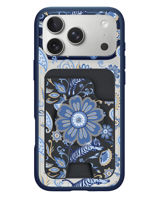 iPhone Magpop Wallet - Tiger & Floral