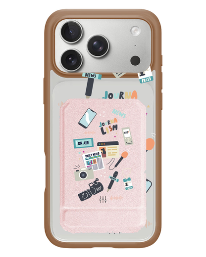 iPhone Magnetic Multifold Wallet - Journalism