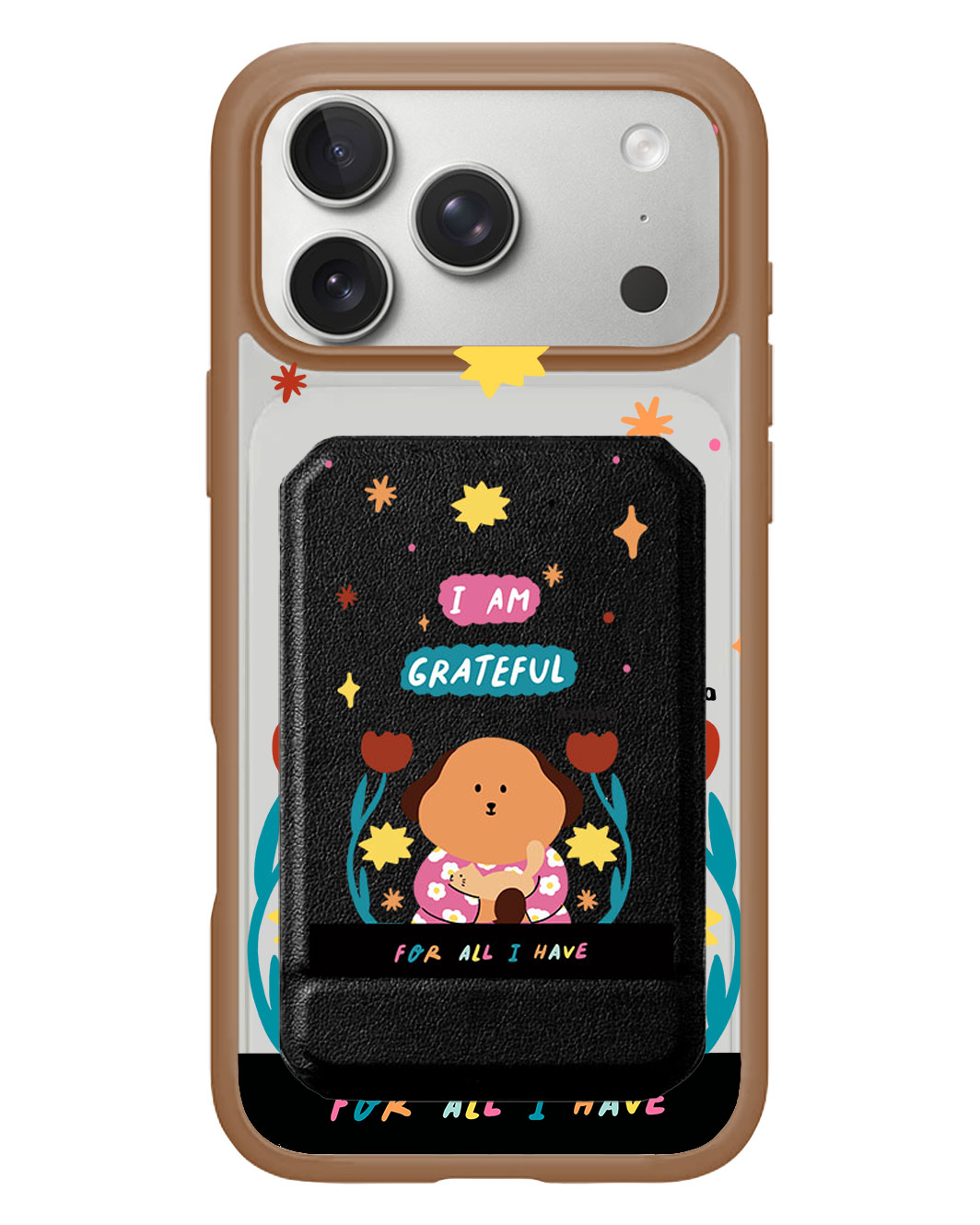 iPhone Magnetic Multifold Wallet - Kiku and The Cat