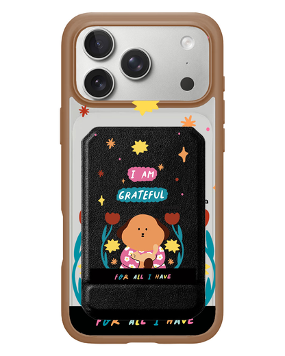 iPhone Magnetic Multifold Wallet - Kiku and The Cat