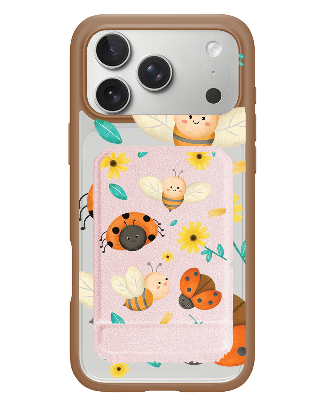 iPhone Magnetic Multifold Wallet - Lady Bug & Bee