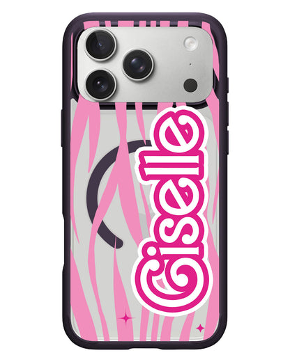 iPhone Rearguard Hybrid - Barbie Zebra Pattern