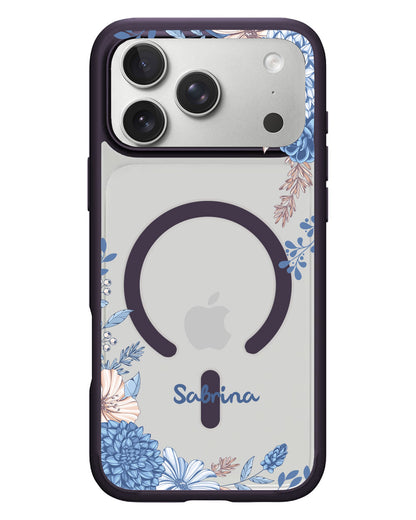 iPhone Rearguard Hybrid - Blue Florals