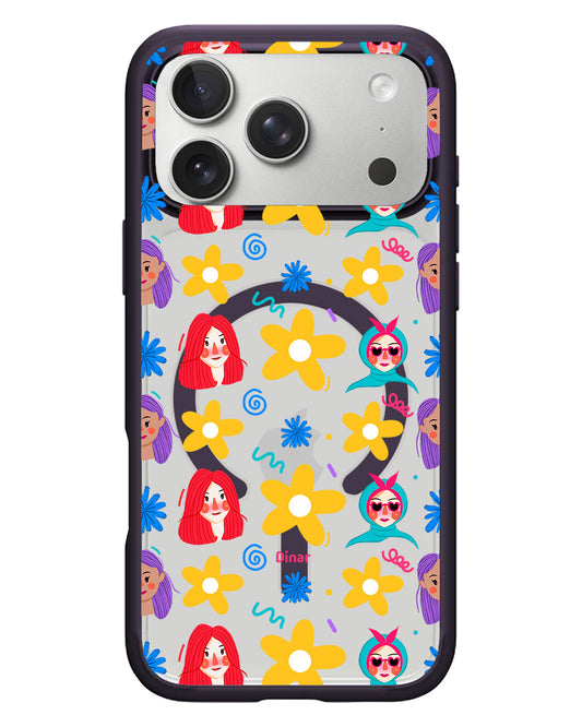 iPhone Rearguard Hybrid - Daisy Faces