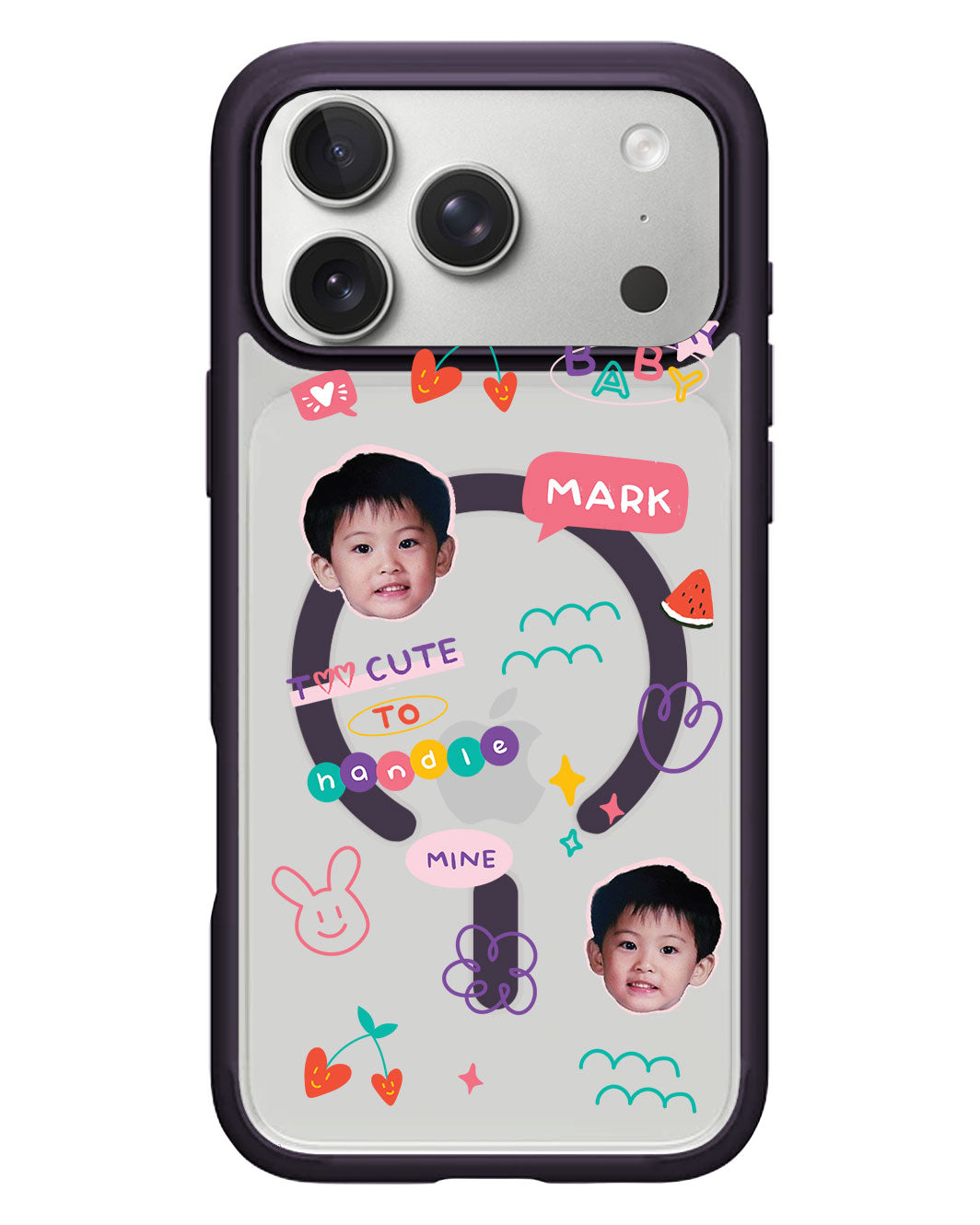 iPhone Rearguard Hybrid - Face Grid
