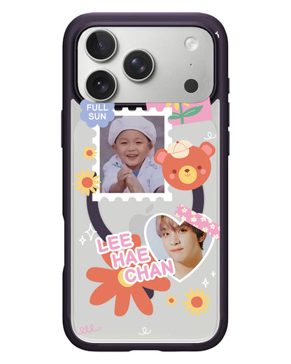 iPhone Rearguard Hybrid - Face Grid Sunflower