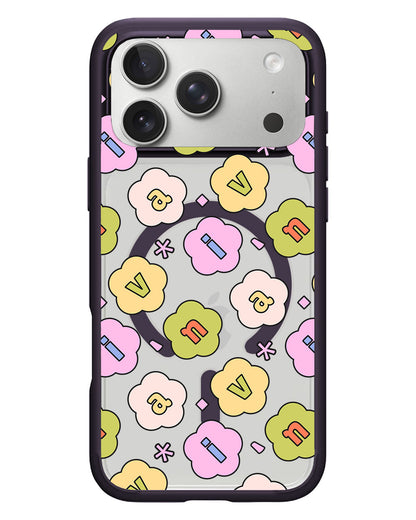 iPhone Rearguard Hybrid - CUSTOM MONOGRAM 3.0 FLOWER PETALS 1.0
