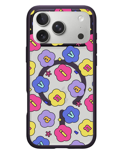 iPhone Rearguard Hybrid - CUSTOM MONOGRAM 3.0 FLOWER PETALS 2.0