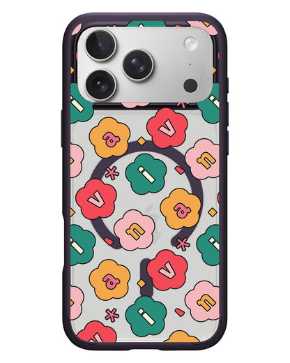 iPhone Rearguard Hybrid - CUSTOM MONOGRAM 3.0 FLOWER PETALS 3.0
