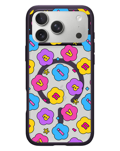 iPhone Rearguard Hybrid - CUSTOM MONOGRAM 3.0 FLOWER PETALS 4.0