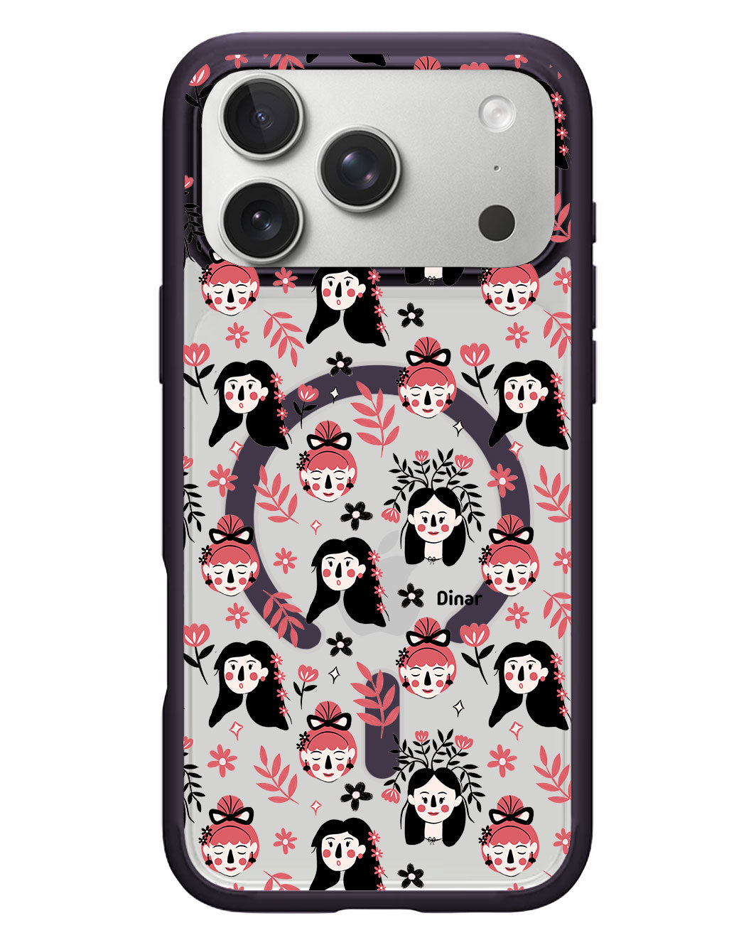 iPhone Rearguard Hybrid - Flowery Faces
