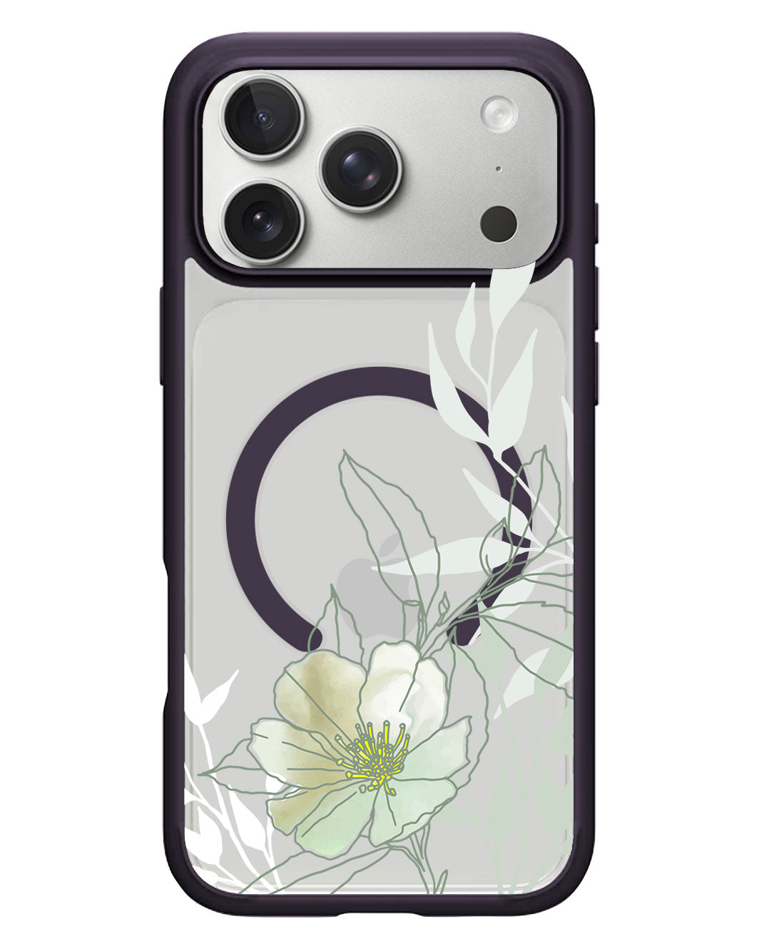 iPhone Rearguard Hybrid - Greenmint Lily