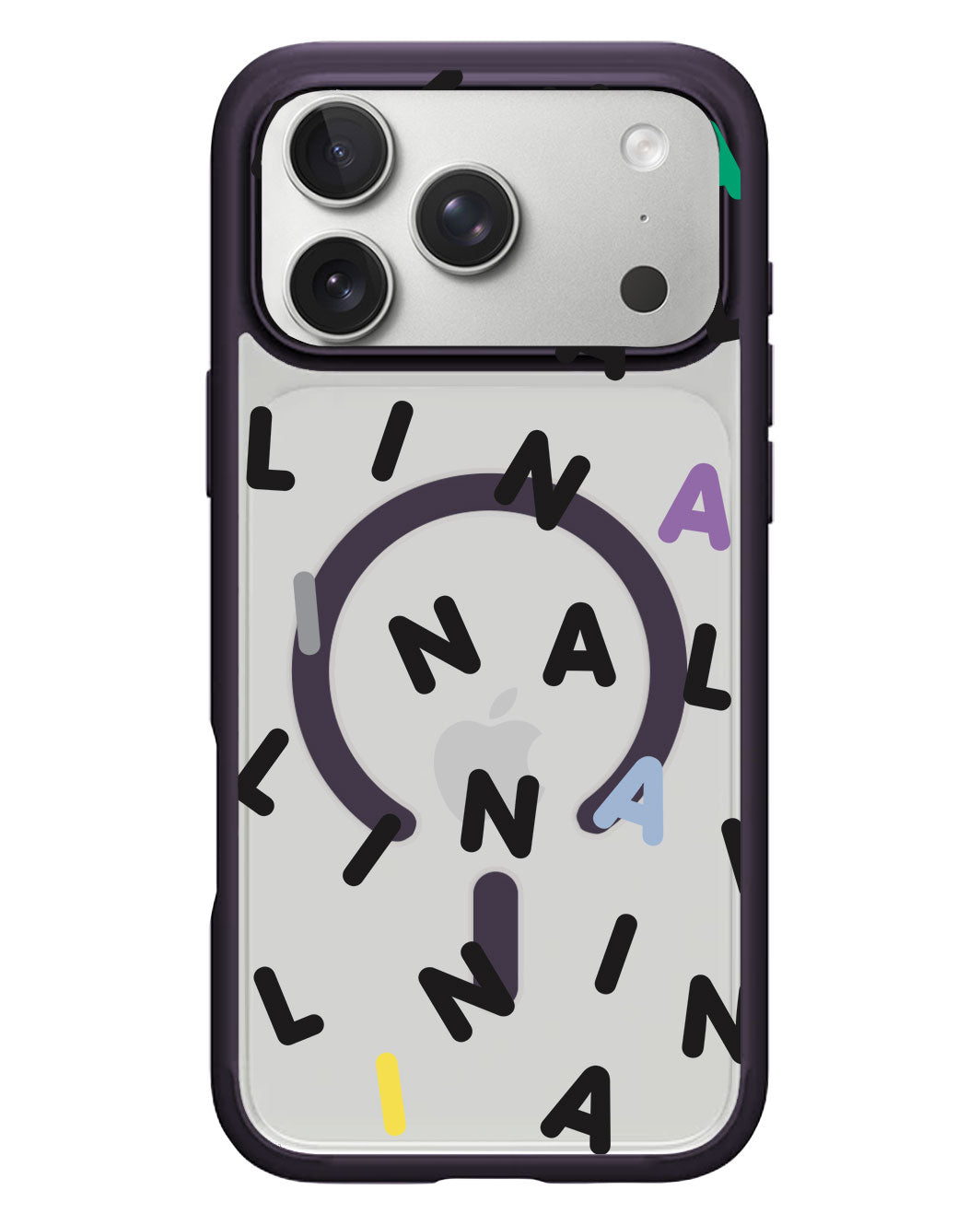 iPhone Rearguard Hybrid - CUSTOM MONOGRAM 2.0 Black