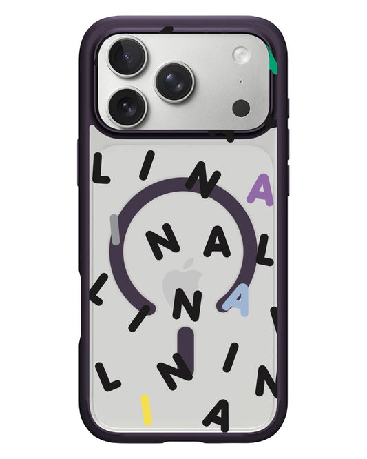 iPhone Rearguard Hybrid - CUSTOM MONOGRAM 2.0 Black