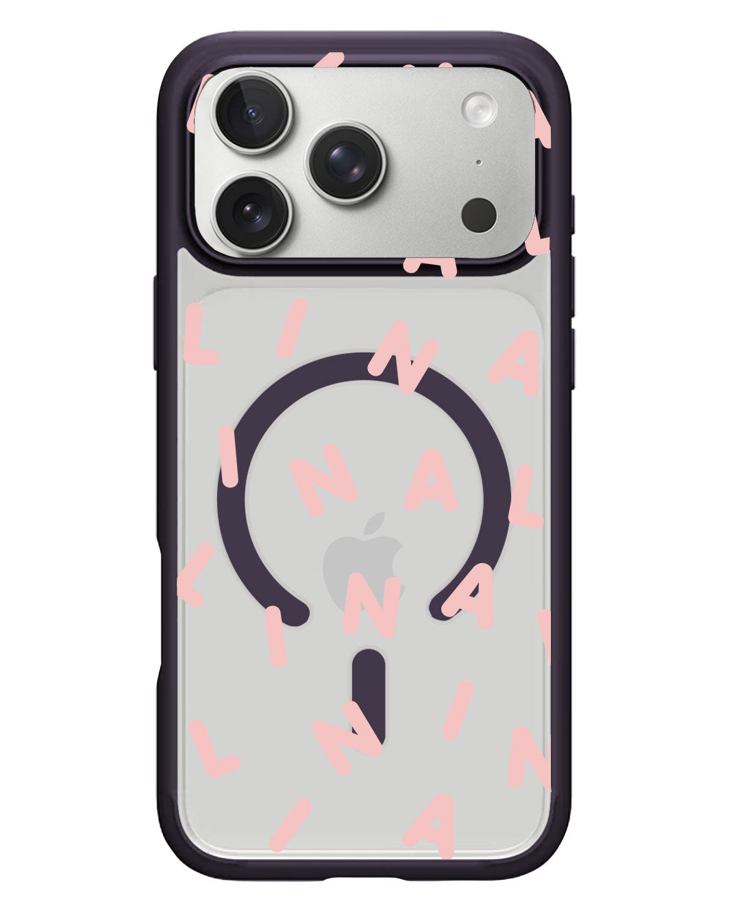 iPhone Rearguard Hybrid - CUSTOM MONOGRAM 2.0 Rosewater