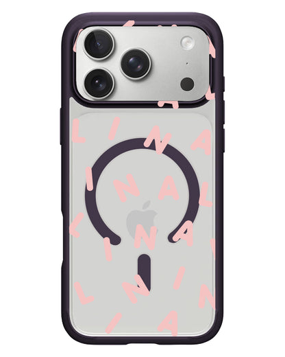 iPhone Rearguard Hybrid - CUSTOM MONOGRAM 2.0 Rosewater