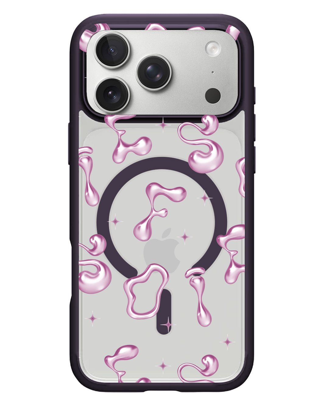iPhone Rearguard Hybrid - CUSTOM MONOGRAM 3.0 Pink Chrome