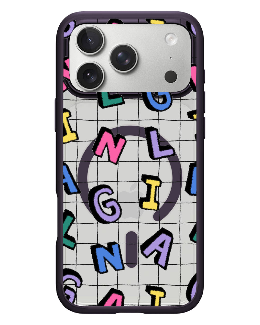 iPhone Rearguard Hybrid - CUSTOM MONOGRAM 3.0 Playful 2.0
