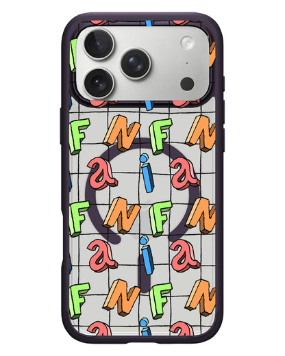 iPhone Rearguard Hybrid - CUSTOM MONOGRAM 3.0 Playful