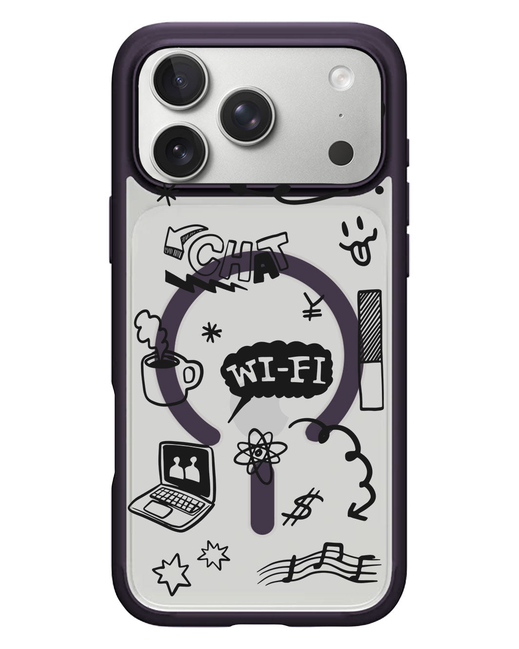 iPhone Rearguard Hybrid - Social Black