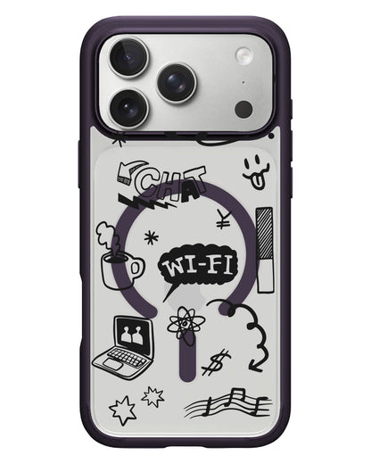 iPhone Rearguard Hybrid - Social Black