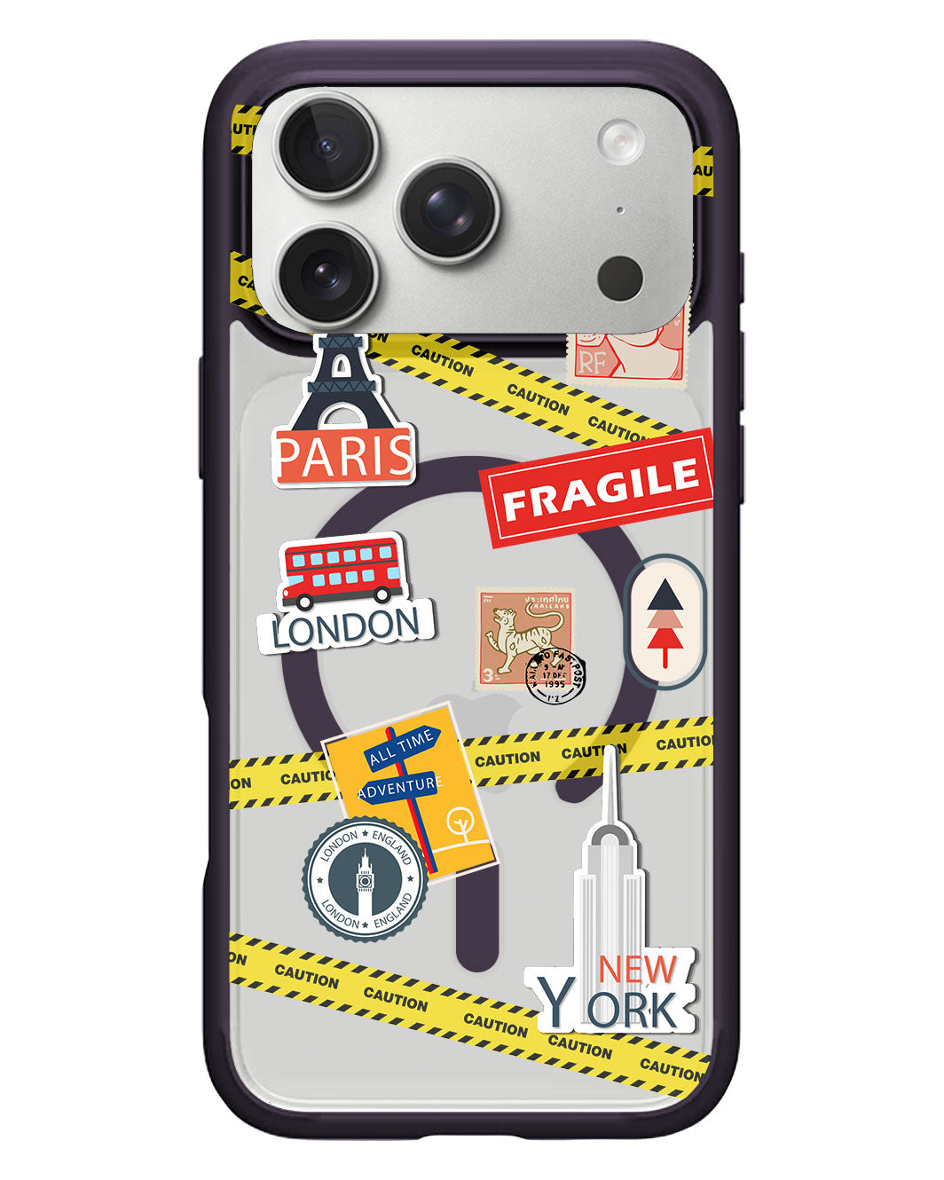 iPhone Rearguard Hybrid - Travel Stickers