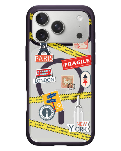 iPhone Rearguard Hybrid - Travel Stickers