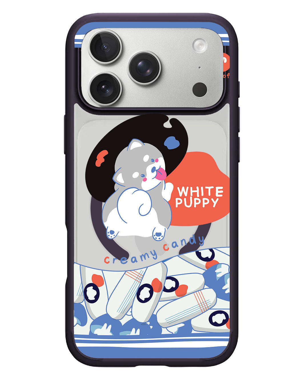 iPhone Rearguard Hybrid - White Puppy