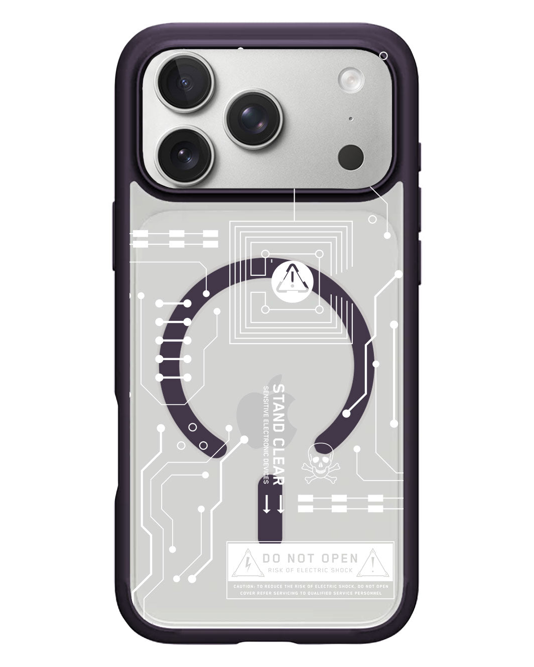 iPhone Rearguard Hybrid - Circuit White