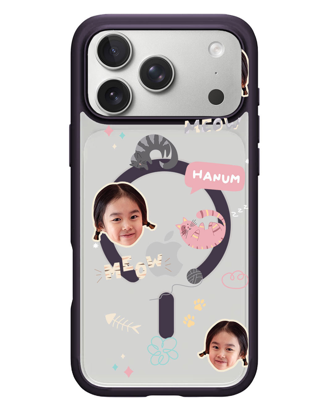 iPhone Rearguard Hybrid - Face Grid Kitty