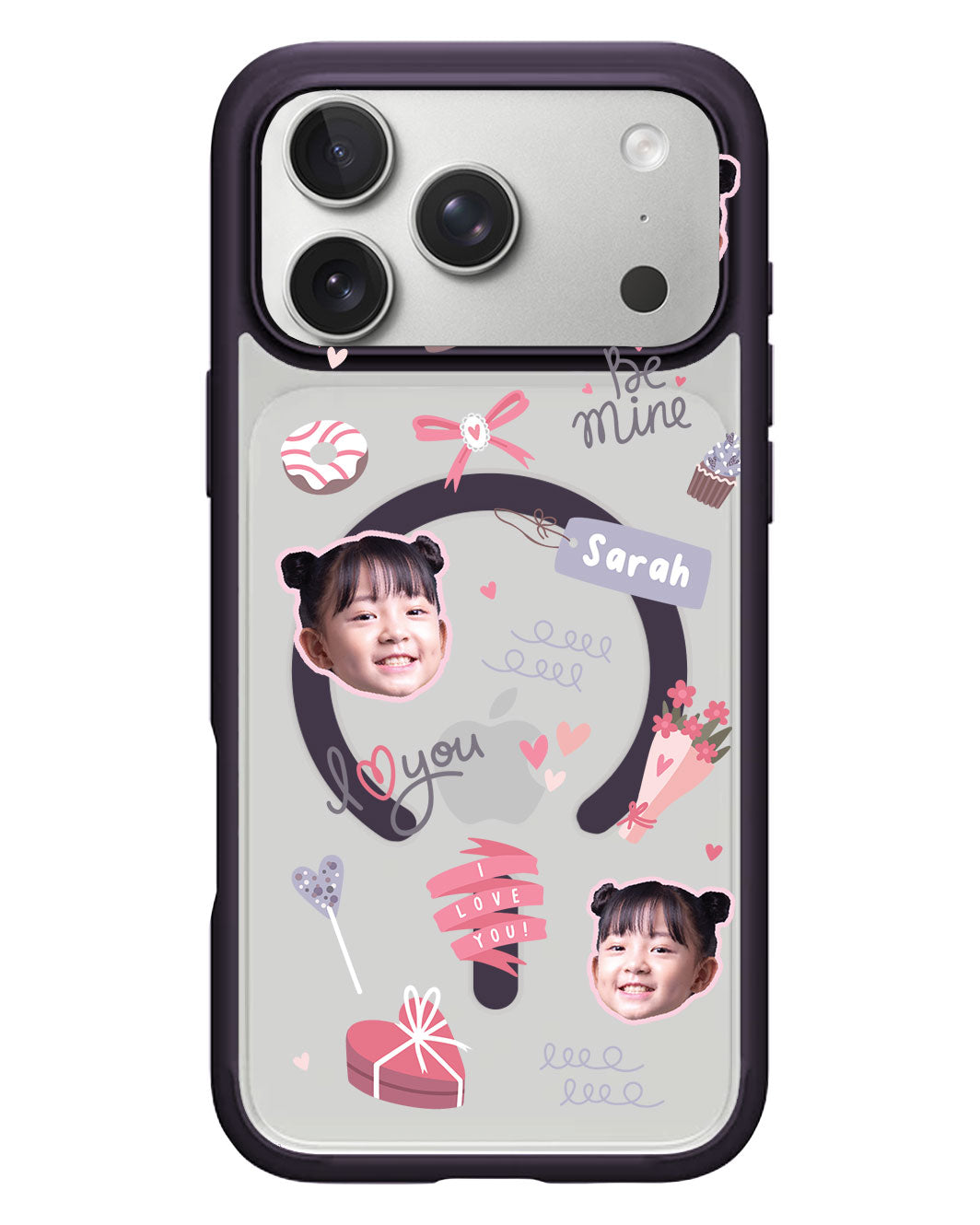iPhone Rearguard Hybrid - Face Grid Lovely