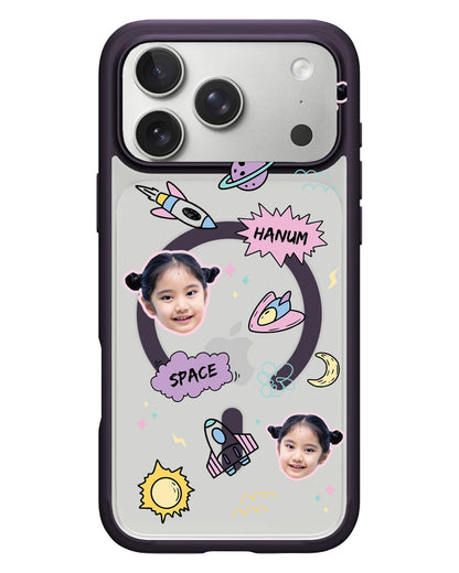 iPhone Rearguard Hybrid - Face Grid Space