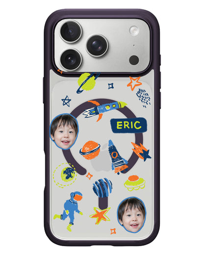 iPhone Rearguard Hybrid - Face Grid Galaxy